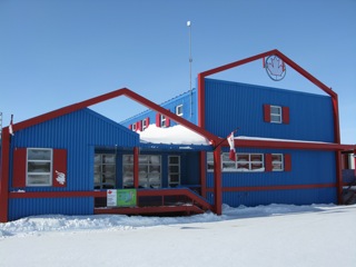 A portion of the Canadian Polar Continental Shelf Program scientific complex in Resolute Bay.