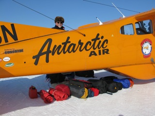 Loading the Pumpkin for the flight North